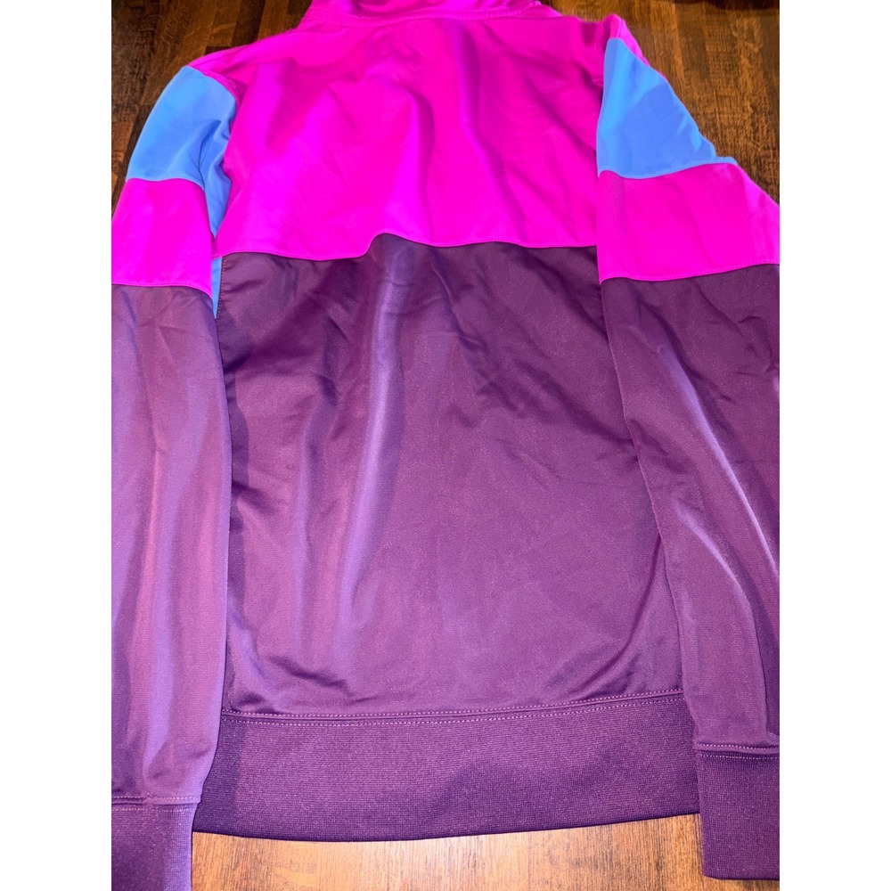 Nike Women XL Colorblock Track Jacket Pink Purple Blue Full Zip Athletic Dept - Picture 7 of 7